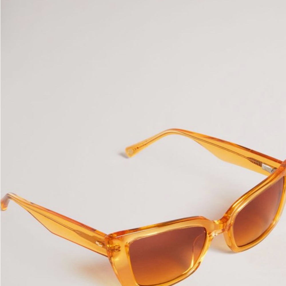 Ted Baker Yellow Sunglasses Square Frame Gradient Lenses - Picture 7 of 11